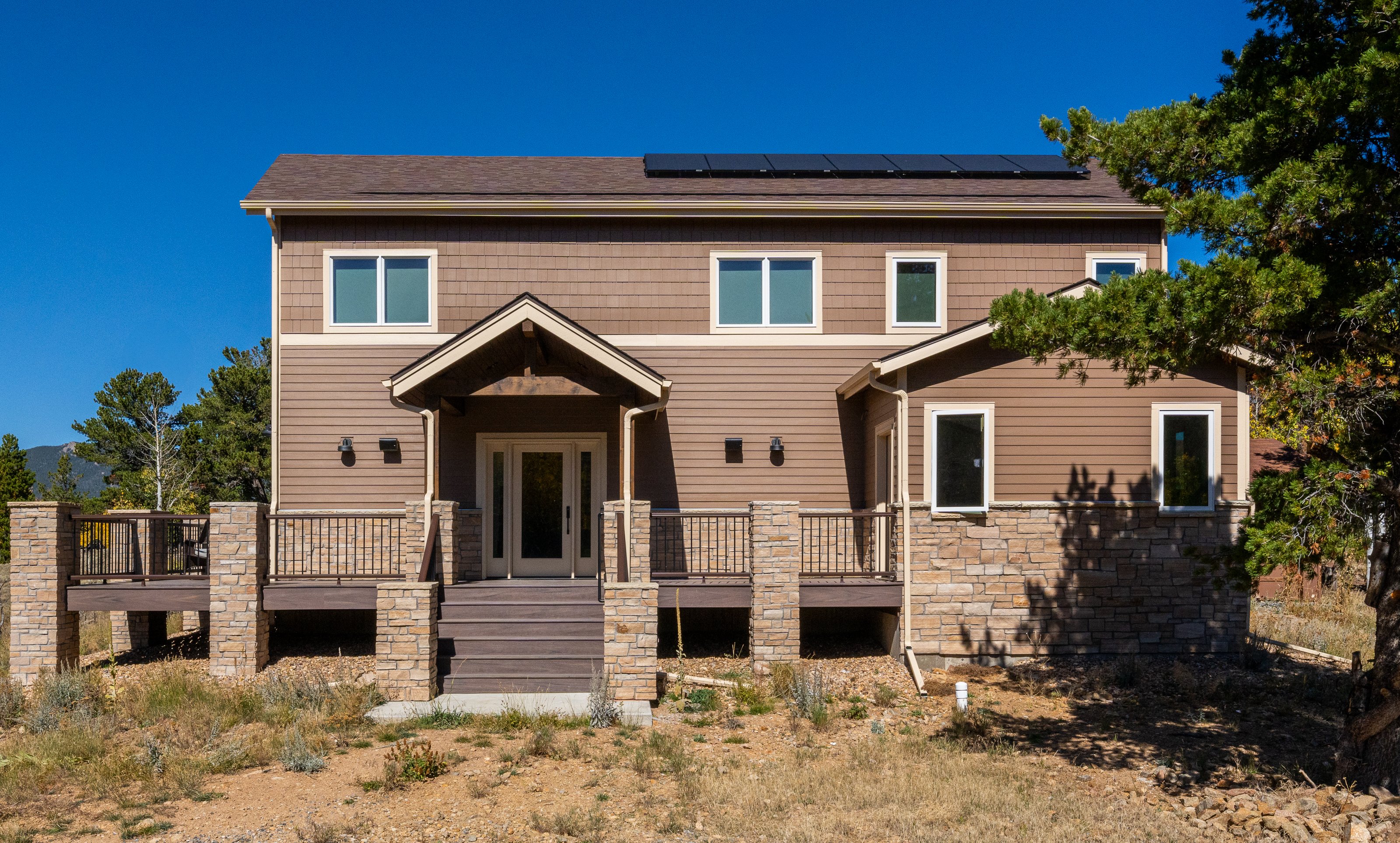 custom mountain home in Ward Colorado 