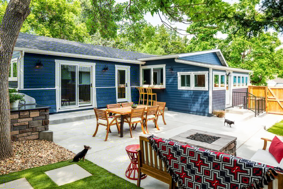 backyard view detached ADU space