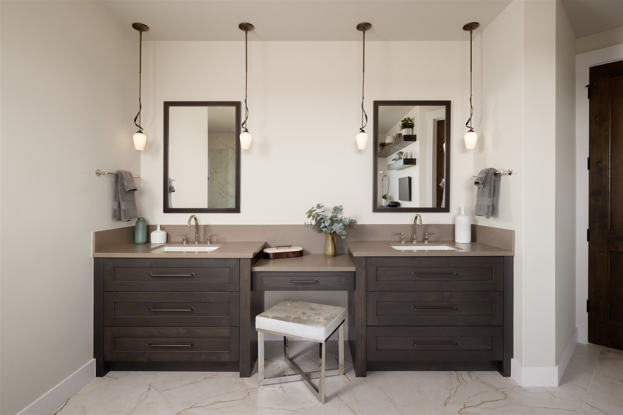master bathroom double vanity